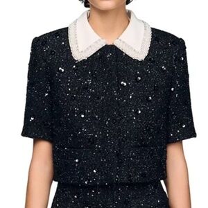 Bennelie Rhinestone Tweed Jacket